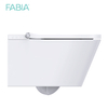FA-971-U توفير المياه على شكل حرف U ذكي معلق على الحائط Closestool شنق الخزان الذكي من السيراميك لإخفاء المرحاض مع بيديت