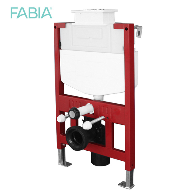 حار بيع انخفاض ارتفاع أعلى زر المرحاض وحدة خزان المياه المخفية Wc Cistern لمرحاض مثبت على الحائط M42-H