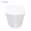 FA-971-U توفير المياه على شكل حرف U ذكي معلق على الحائط Closestool شنق الخزان الذكي من السيراميك لإخفاء المرحاض مع بيديت