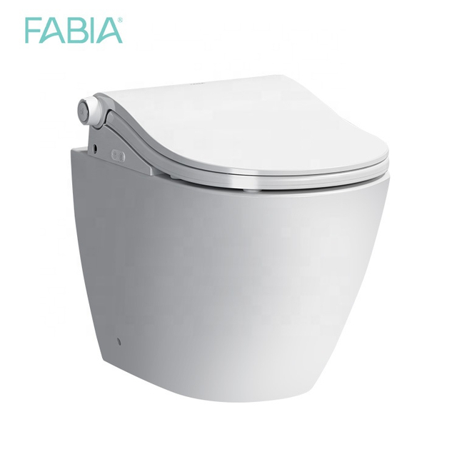 FA-947 مرحاض ذكي أوتوماتيكي من السيراميك مُعلق على الحائط