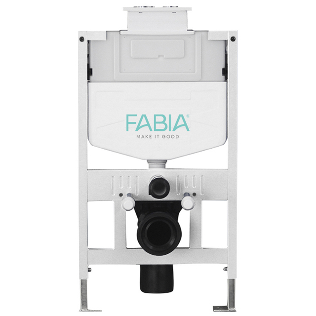 Fabia متين Hdpe أعلى زر ضغط قوي خزان مرحاض منخفض الارتفاع في صهريج مخفي على الحائط M42-W