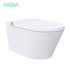 FA-971-U توفير المياه على شكل حرف U ذكي معلق على الحائط Closestool شنق الخزان الذكي من السيراميك لإخفاء المرحاض مع بيديت